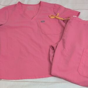 Pink Scrub Set